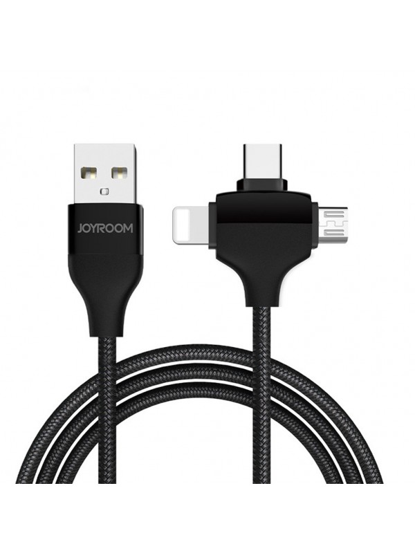 Joyroom L317 3 in 1 USB Cable - Black