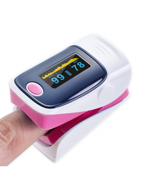 Digital Finger Oximeter Pink