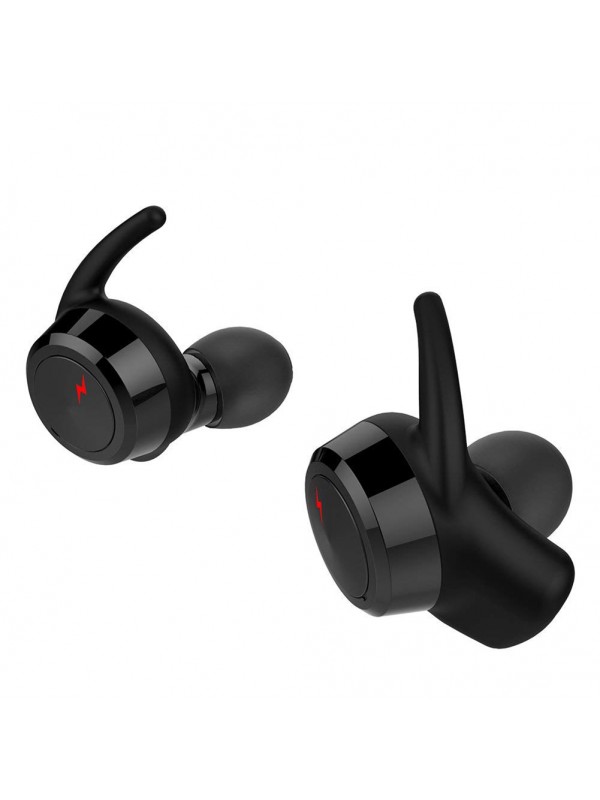 Black True Wireless Sport Earbuds Bluetooth
