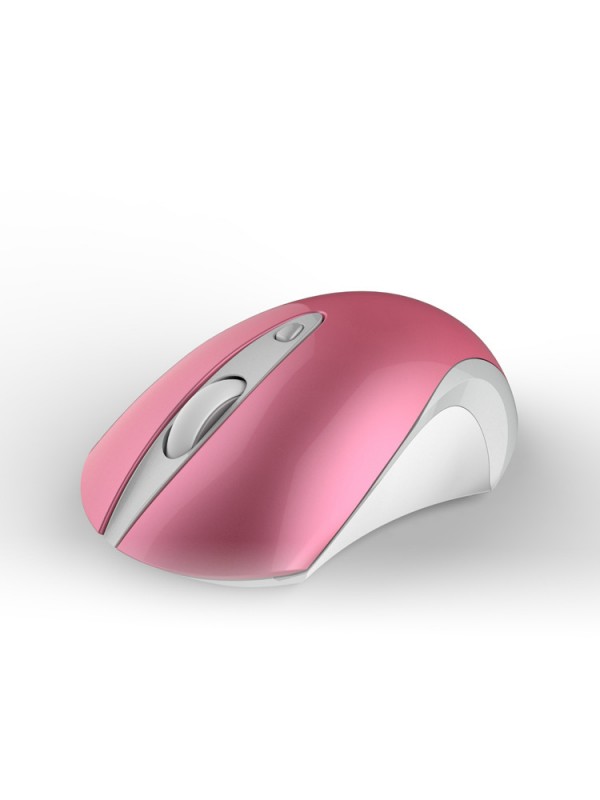 Silent Wireless Mouse Glossy Pink