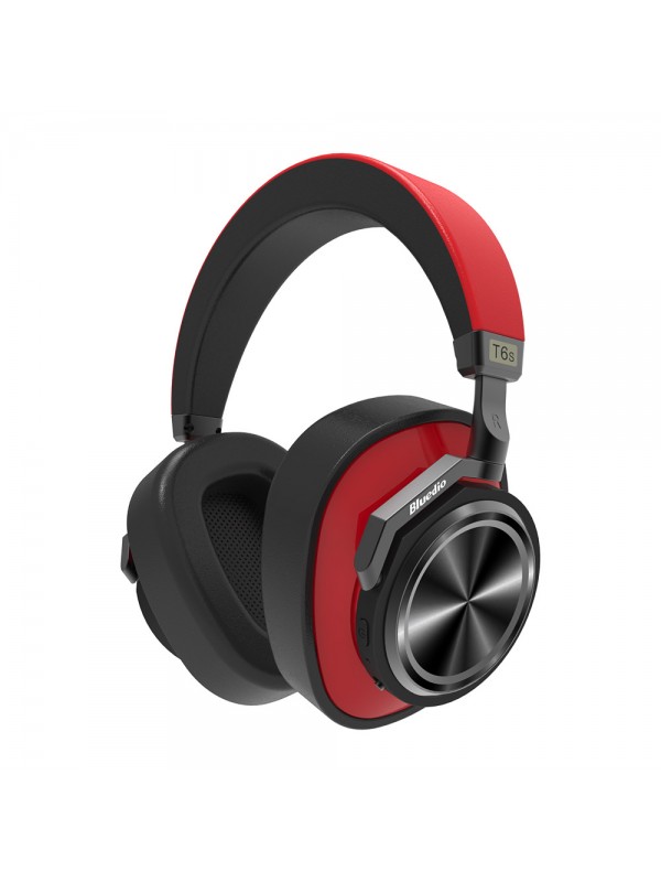 Bluedio T6S Bluetooth Headphones Red