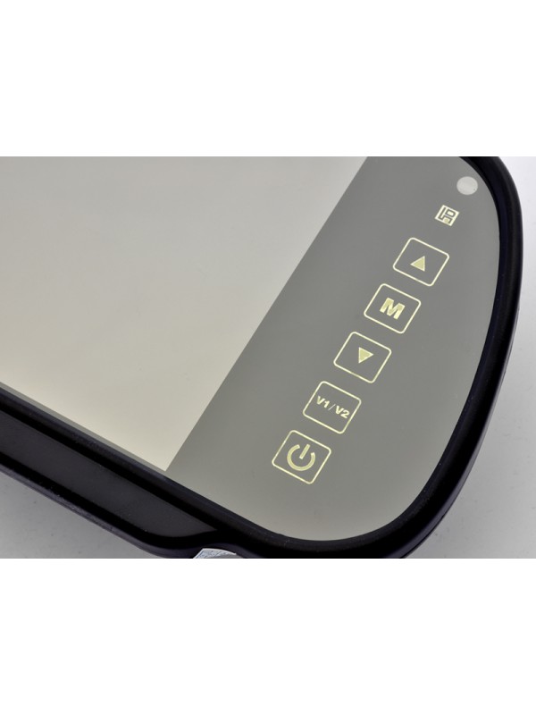 7 Inch Mirror Monitor w/ Touch Buttons