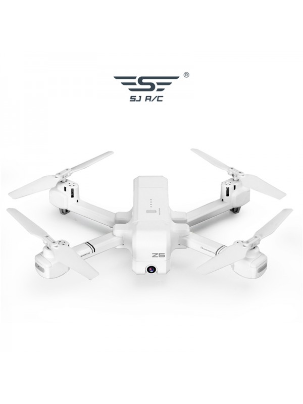 SJRC Z5 RC Drone Quadrocopter - White, 5G