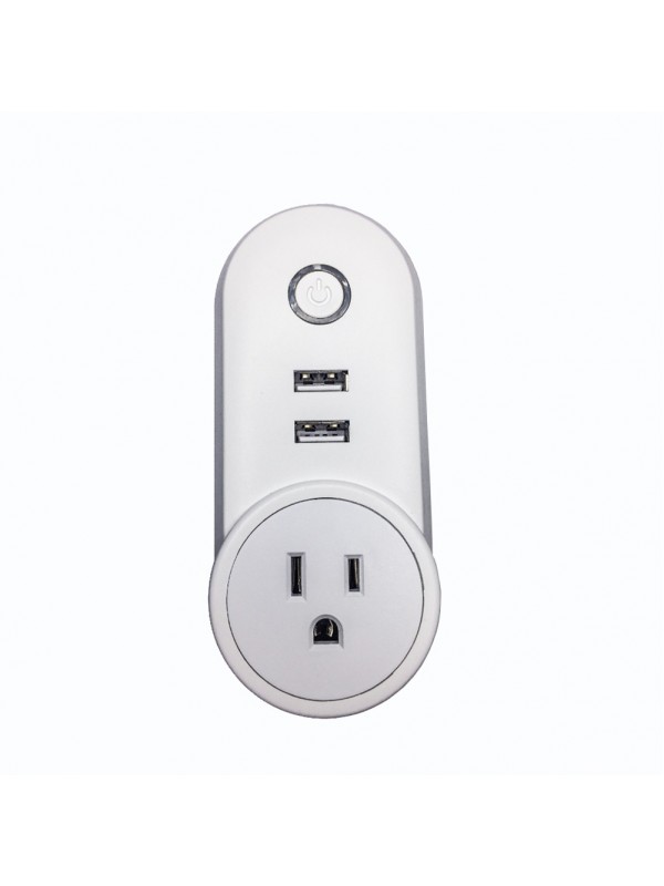 Wifi Smart Socket with USB Outlet - US Plug