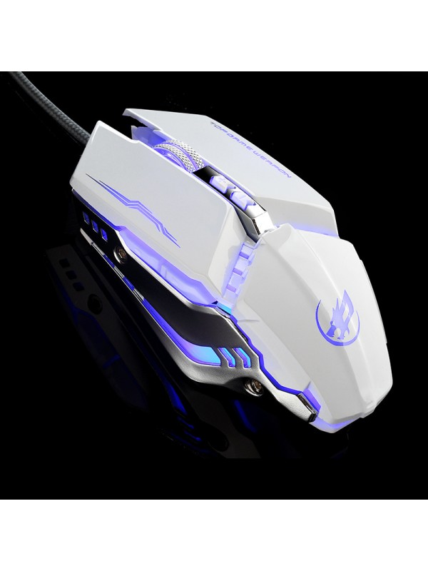 Warwolf T9 Gaming Mouse - White