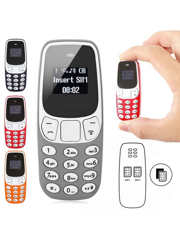 BM10 Mini GSM Mobile Phone Grey