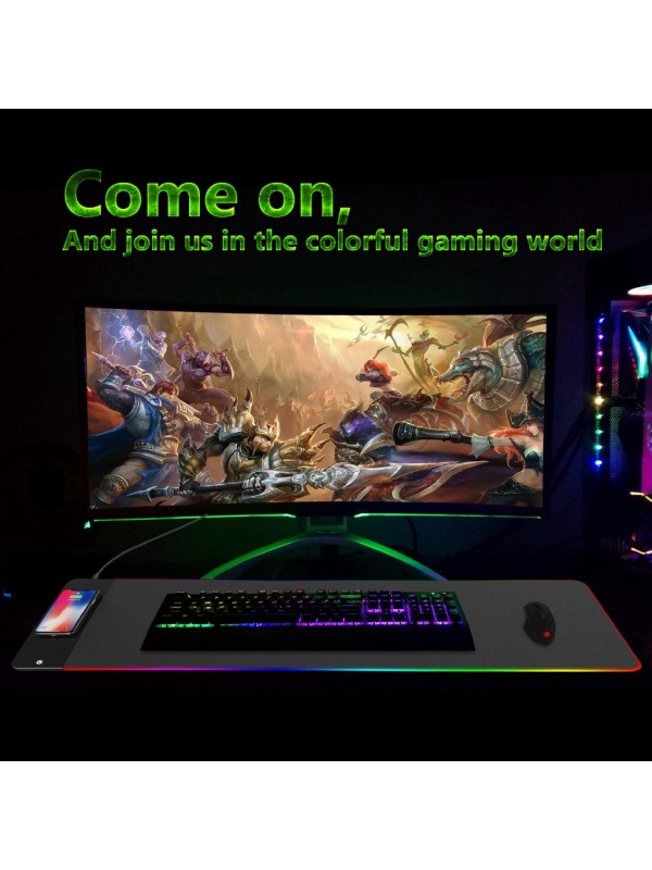 DP-6 RGB Wireless Charging Mouse Pad