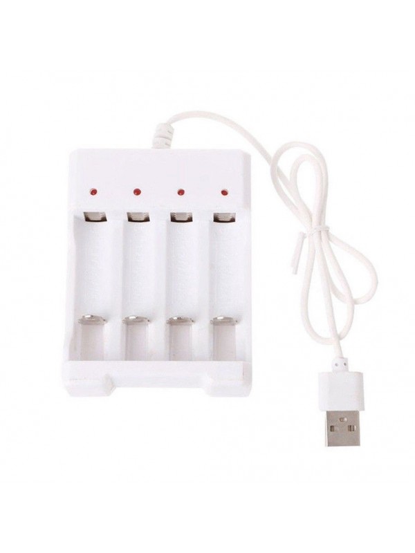 4 Slot AA/AAA Rechargeable Battery Charger