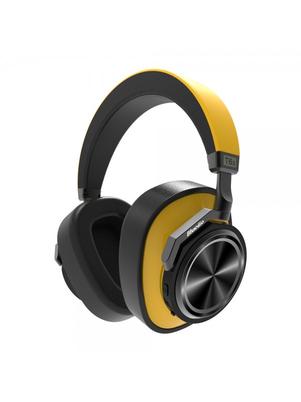 Bluedio T6S Bluetooth Headphones Yellow