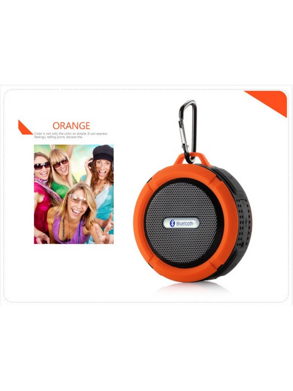 C6 Outdoor Wireless Bluetooth Speaker -Orange