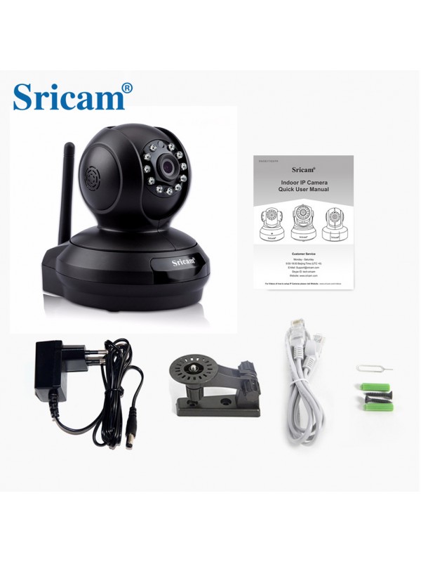 Black UK Sricam SP019 HD 1080P IP Camera