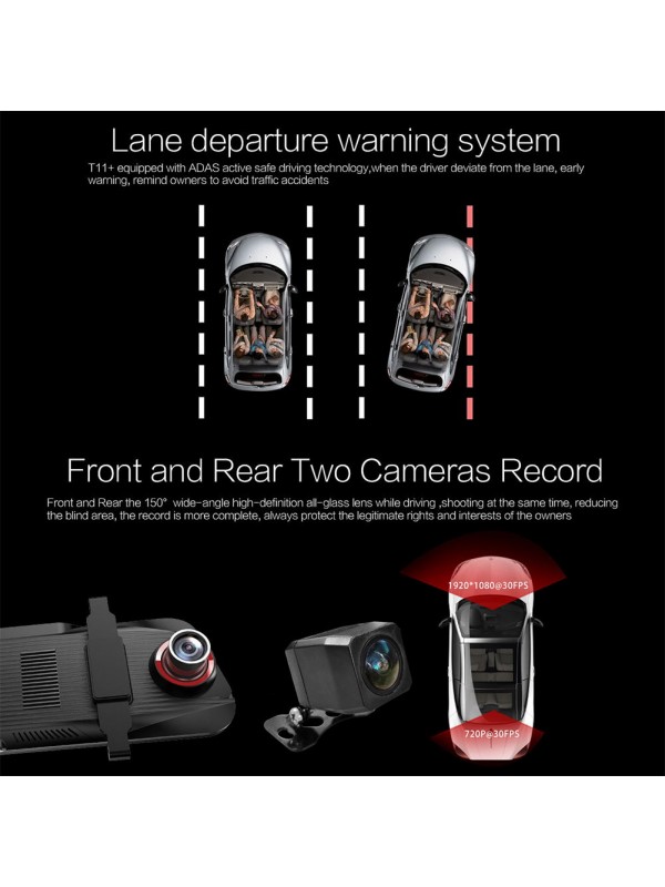 Car Camera Rearview Mirror Recorder