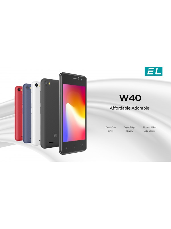 EL W40 3G Android 4.0 inch Smartphone White