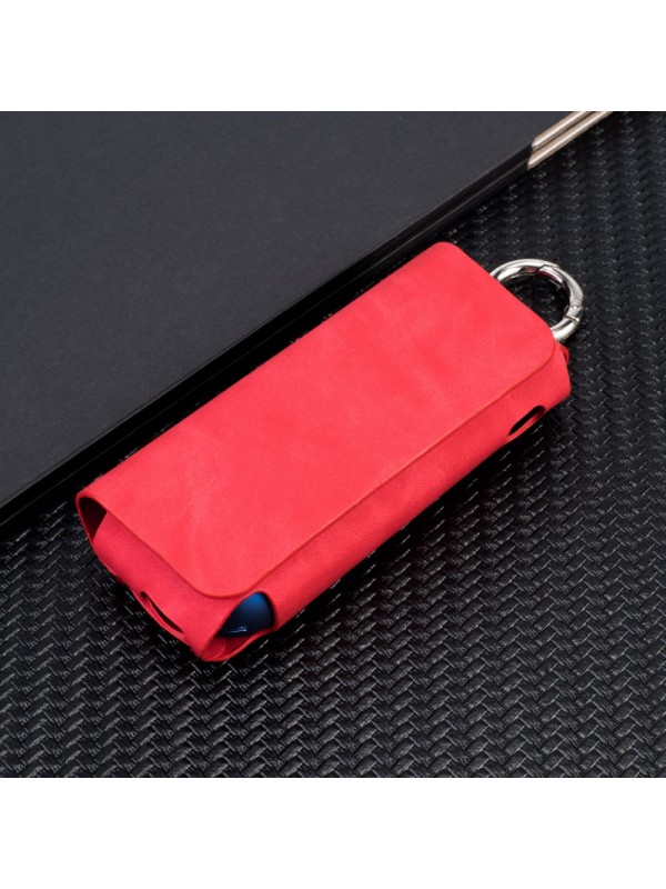 E-Cigarette Leather Case Holder Cover Red