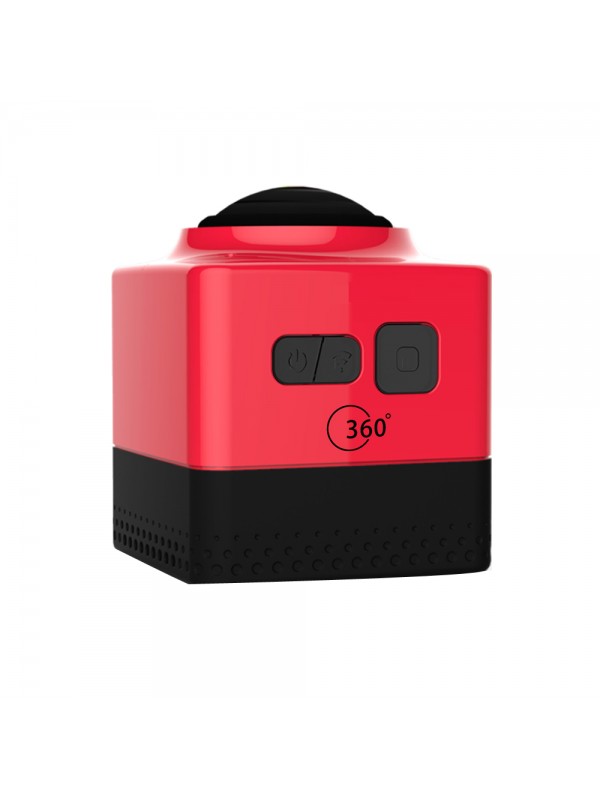 CUBE360 Outdoor WIFI Mini Sports Camera - Red