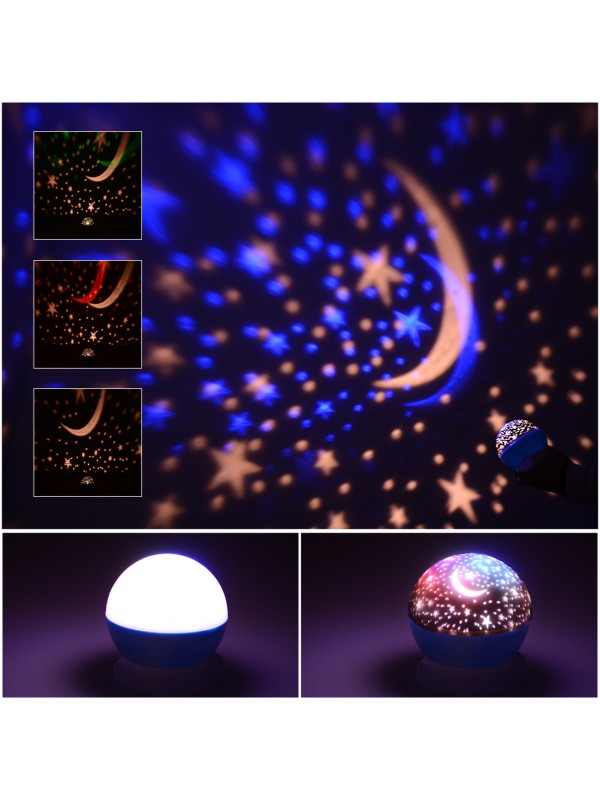 LED Star Night Rotating Projection Light