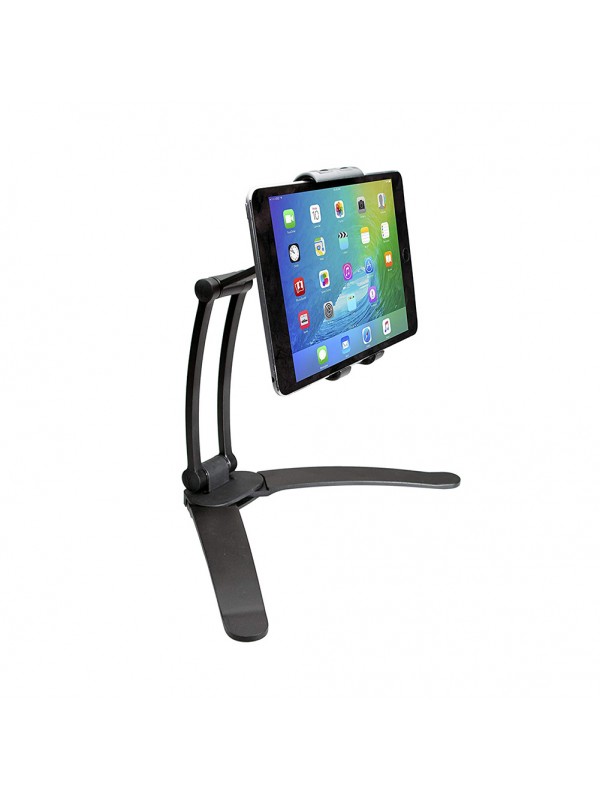 Kitchen Tablet iPad Holder Wall Mount - Black