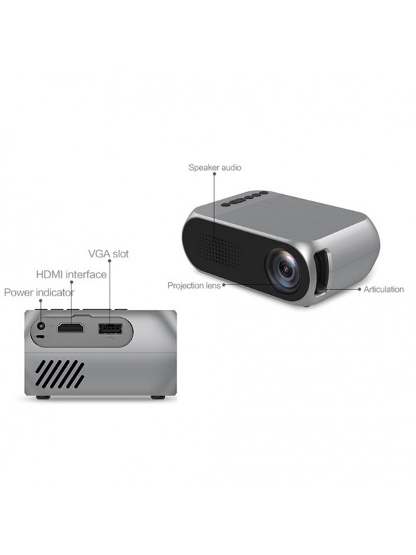 AU Plug Portable LED 1080P Mini Projector