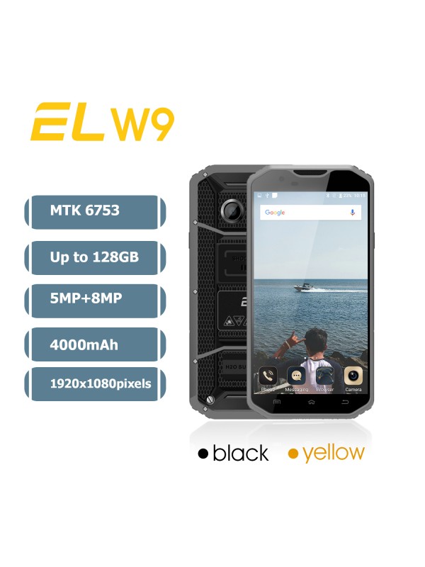 EL W9 4G Phablet - Yellow