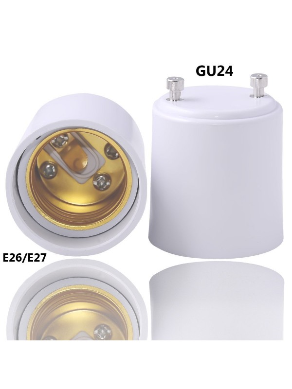 GU24 To E26/E27 Adapters - Converts