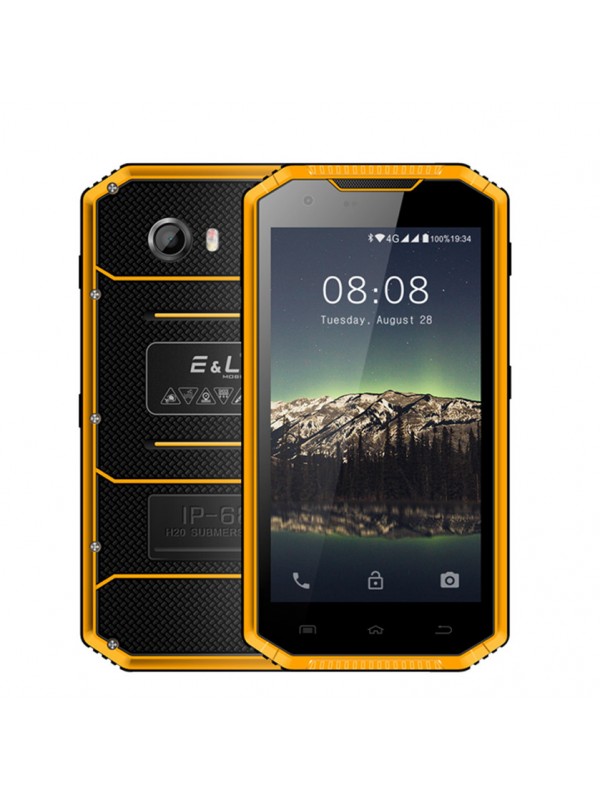 EL W7S IP68 Waterproof Mobile Phone - Yellow