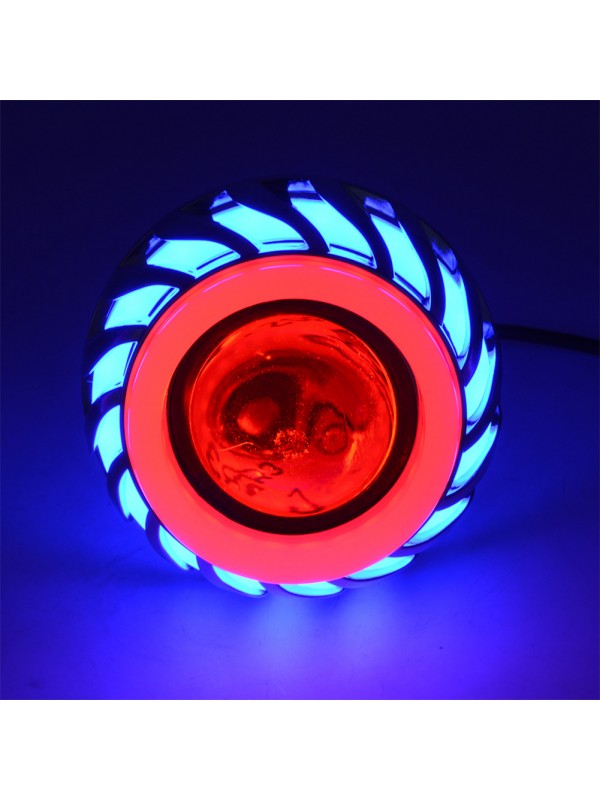 12V LED Built-in Headlight  Blue Red