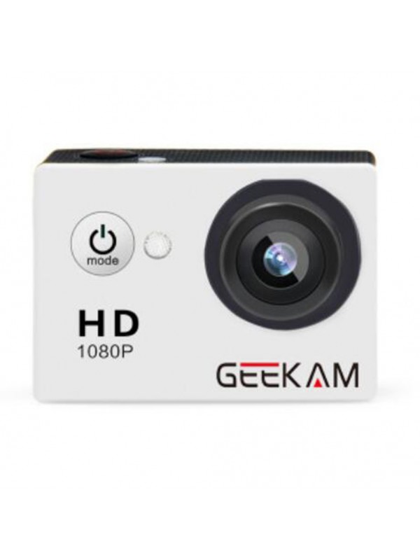 GEEKAM A9 HD 1080P Waterproof Camera White