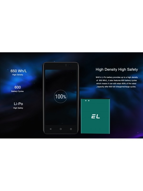 EL W45 3G  Android 6.0 Smartphone Black