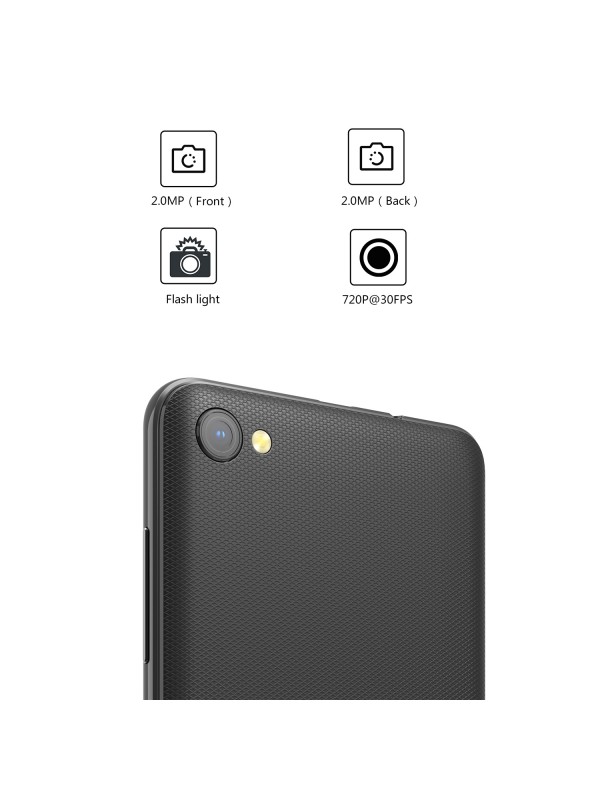 EL W45 3G  Android 6.0 Smartphone Black
