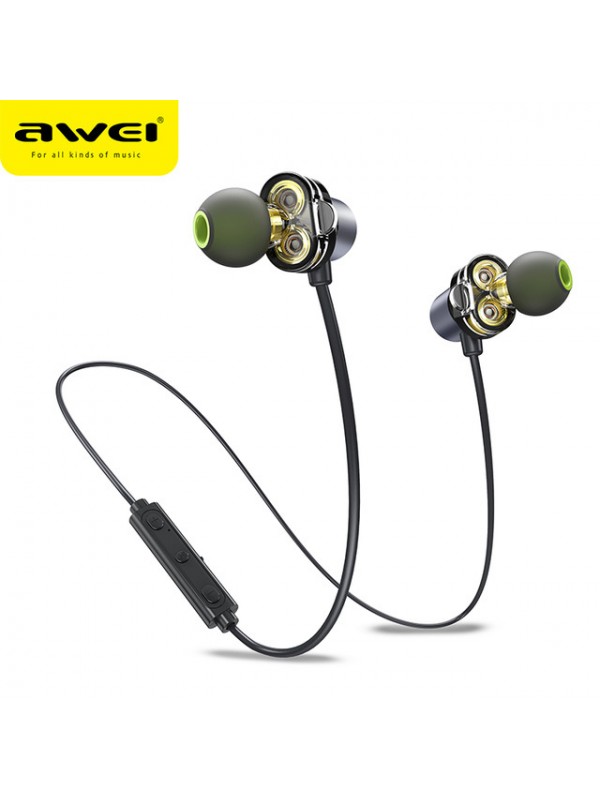 AWEI X650BL Wireless Bluetooth Headset Gray