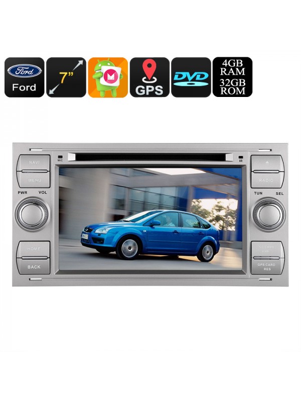 Dual-DIN Car DVD Player Ford