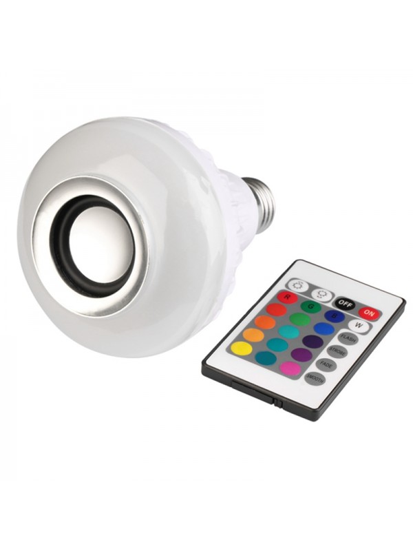 E27 LED  Lamp Smart Music Audio Bluetooth Sp