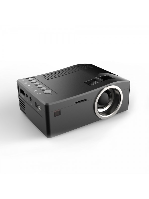 UC18 HD TFT LCD Mini Projector-Black AU Plug