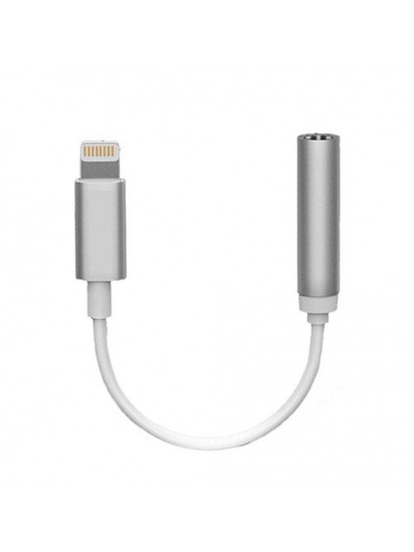 Headphone Adapter Connector Cable Silver