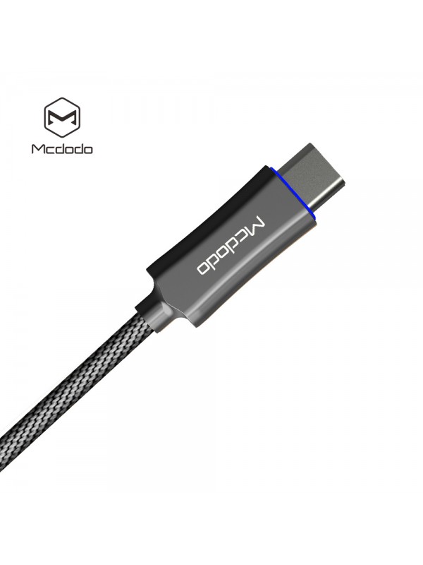 MCDODO Knight Charge USB Cable - 1m, Grey
