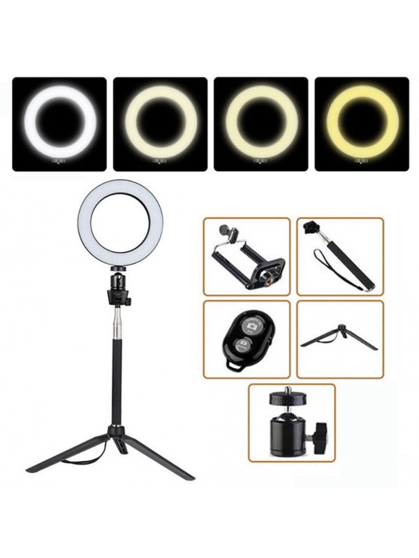 LED Ring Light Selfie Light Lamp Photo Camera