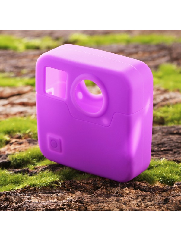 PULUZ Silicone Rubber Protective Case -Purple