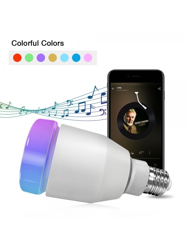 LED Bluetooth Speaker Smart Bulb Light