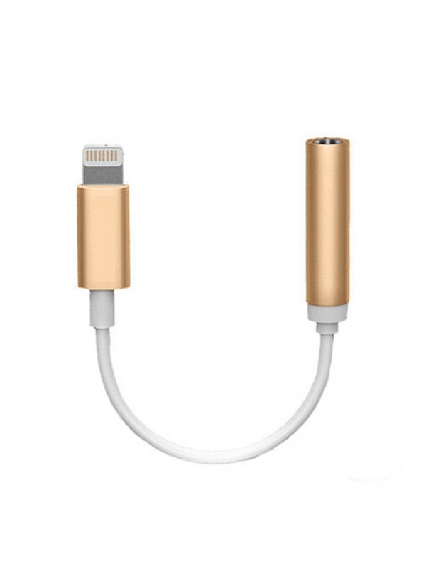Headphone Adapter Connector Cable Gold