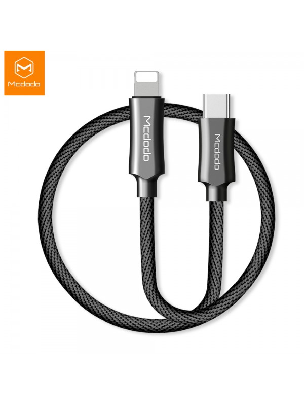 Knight Series Lightning Cable - 1.2m, Black