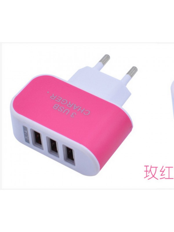2A Multi Port USB Charger,3 Ports Adapter