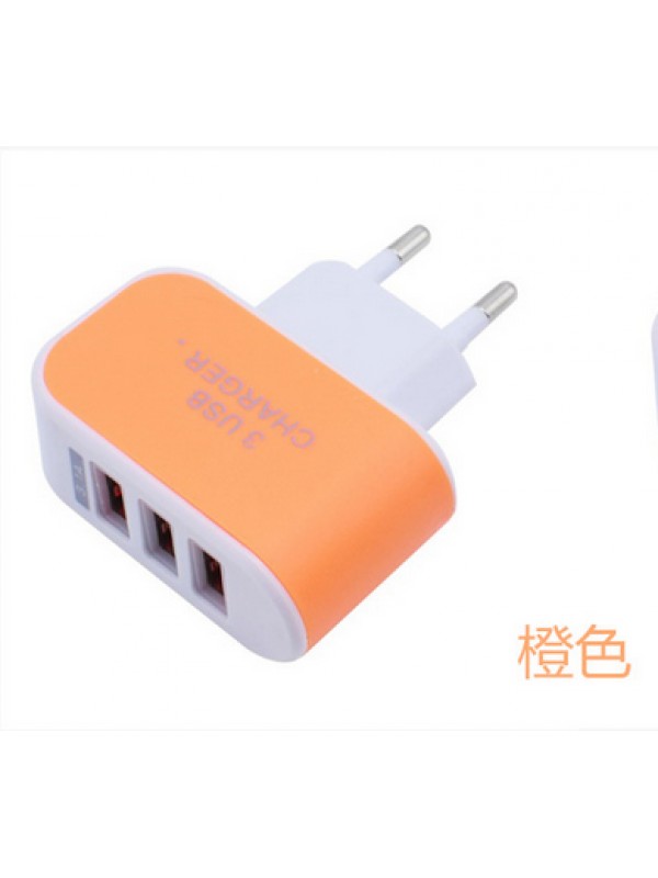 2A Multi Port USB Charger,3 Ports Adapter