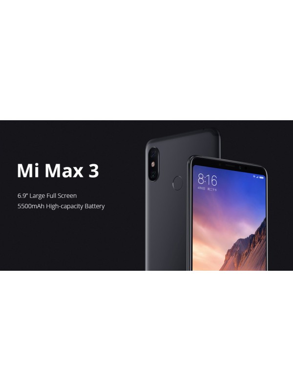 Xiaomi Max3 6+128GB Smartphone Black