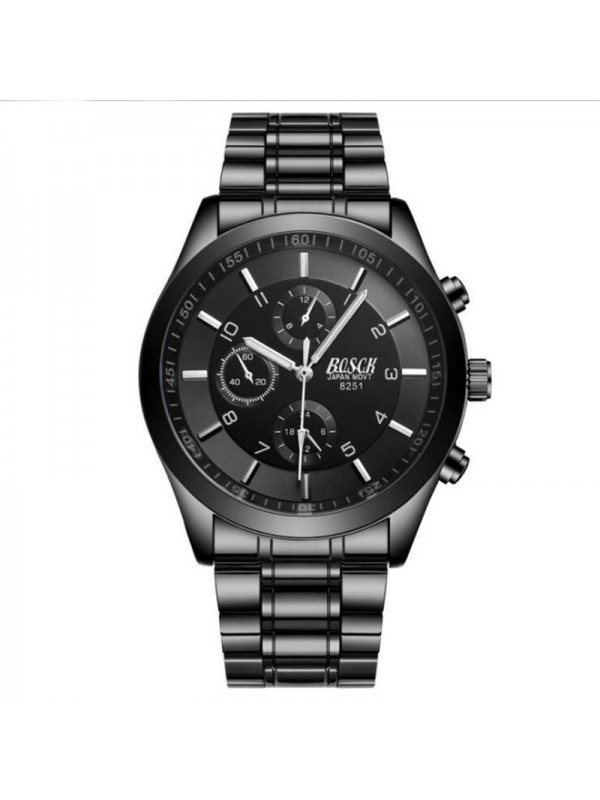 Men Luxury Wristwatch Black surface 8251