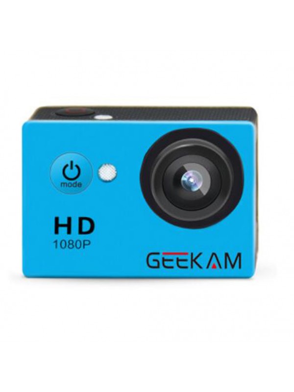 GEEKAM A9 HD 1080P Waterproof Camera Blue