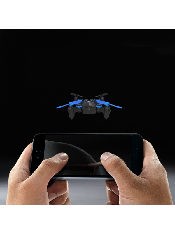 Folding Mini Drone - WiFi Real-time (Blue)