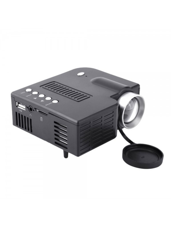 UC28A Mini LED Projector Black US Plug