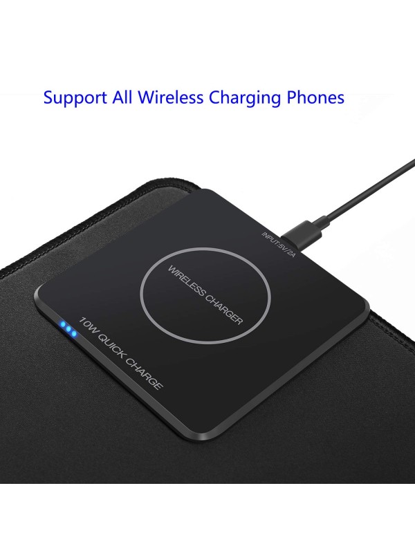 DP-9 RGB Wireless Charging Mouse Pad