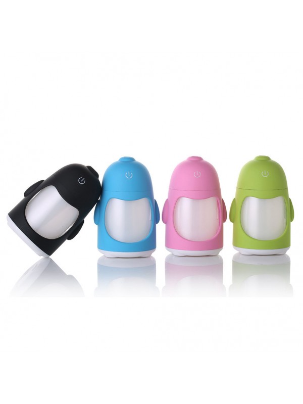 7 Colors Change Mini Air Humidifier Black