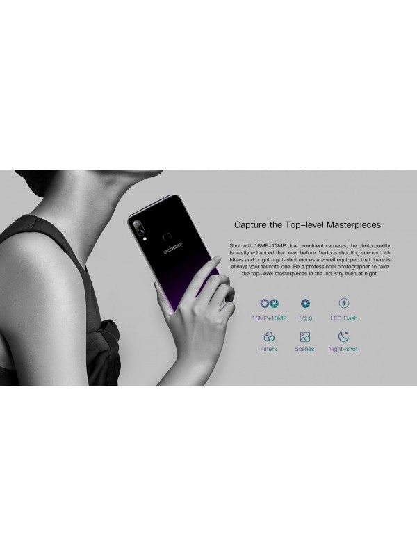 DOOGEE N10 3+32GB 4G LTE Smart Phone Purple
